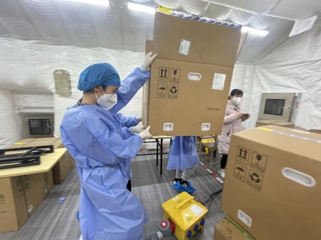 6座氣膜方艙實驗室將投入使用